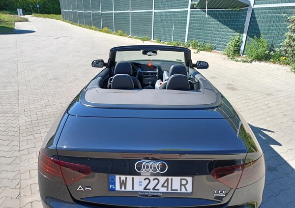 Audi A5 cena 58900 przebieg: 289000, rok produkcji 2012 z Warszawa małe 497